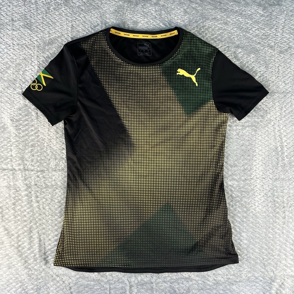 Puma Jamaica Tokyo 2020 Olympic Pro Elite Team Shirt Women's S Track Flag